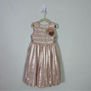 Pippa & Julie Girls Special Occasions Ribbon Sequins Tulle Dress Size 6